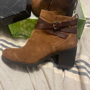 7.5 Sam Edelman Suede Booties